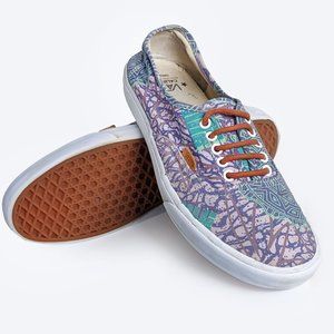 Vans Men’s California Cali Tribe Low Cut Canvas Sneakers, Leather Laces, 10.5